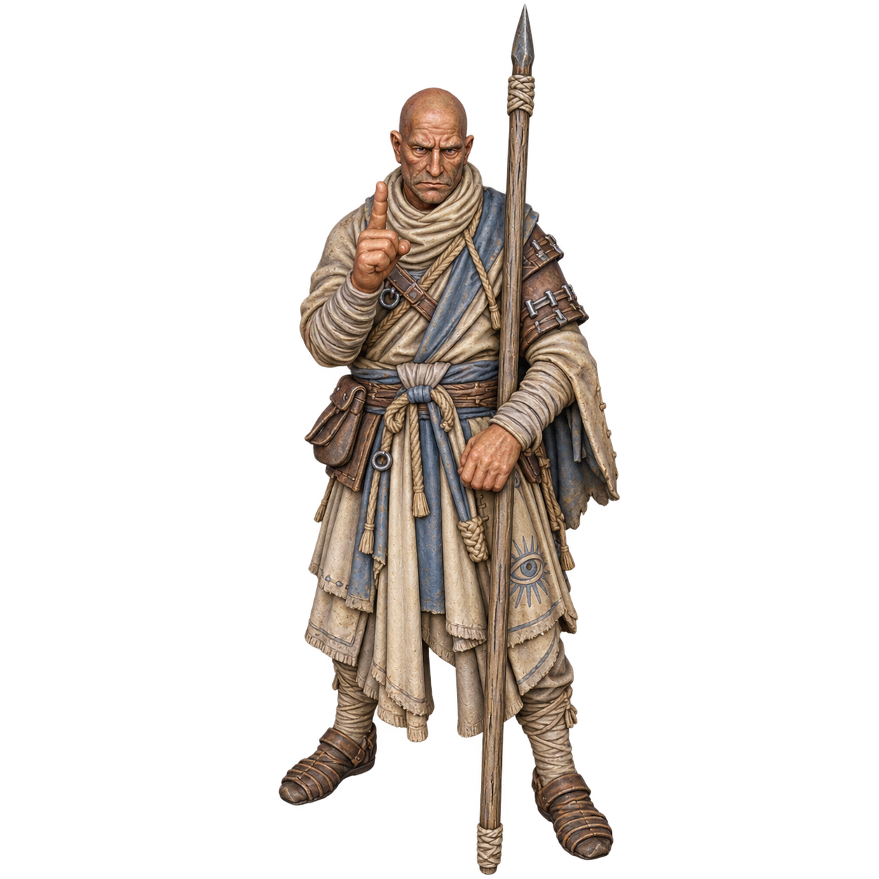 Illustrative color concept of the Guardian of the Last Post