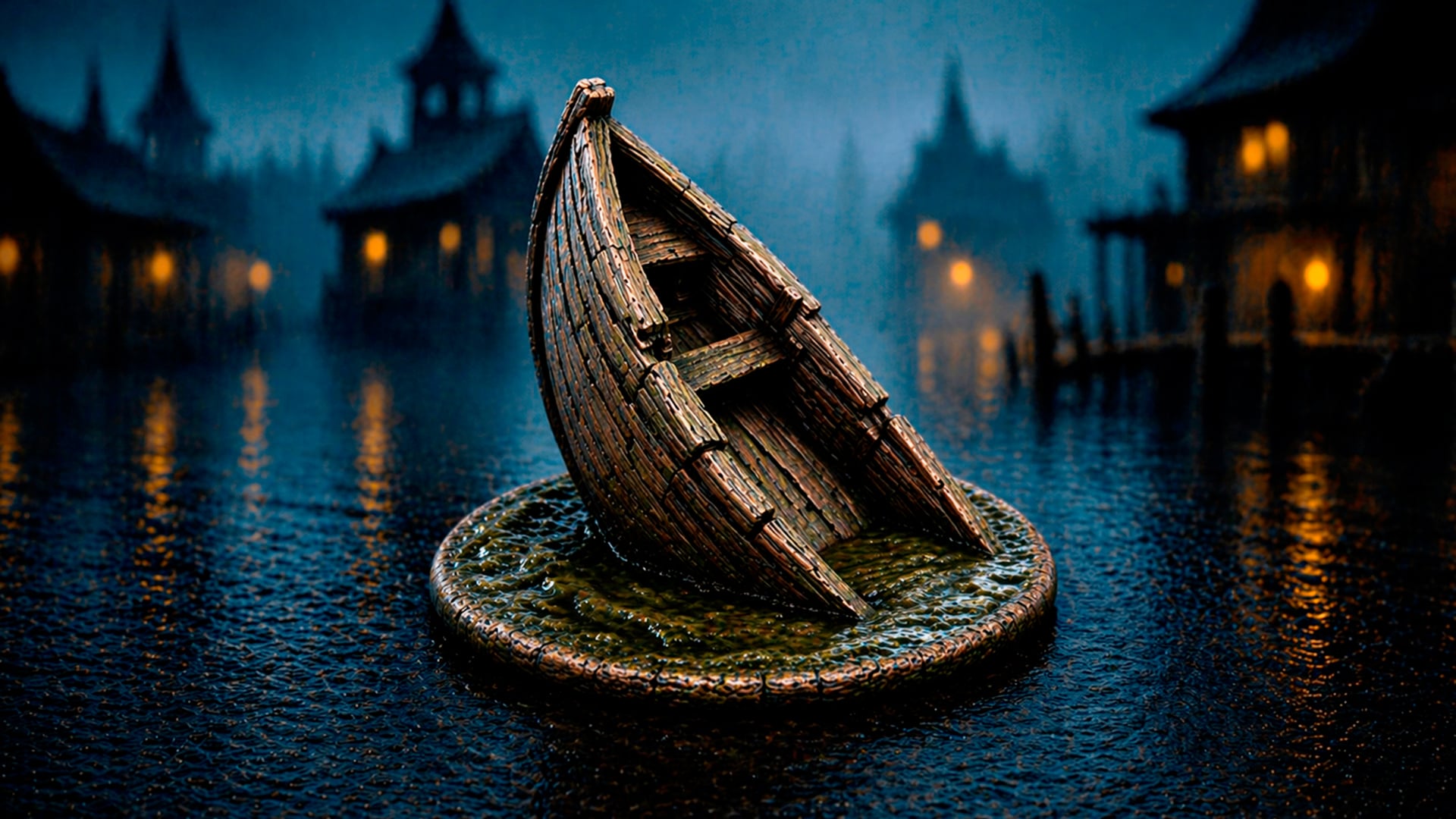 Half-Sunken Boat